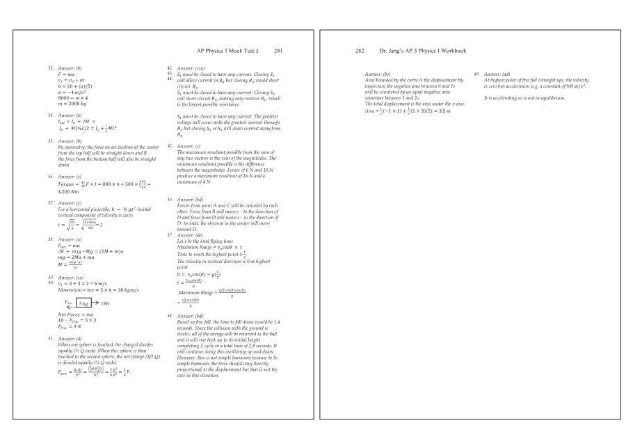 Dr.jang's SAT 800 Math2