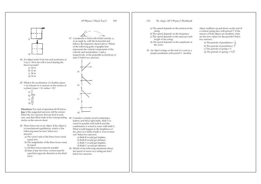 Dr.jang's SAT 800 Math2