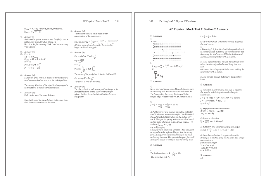 Dr.jang's SAT 800 Math2