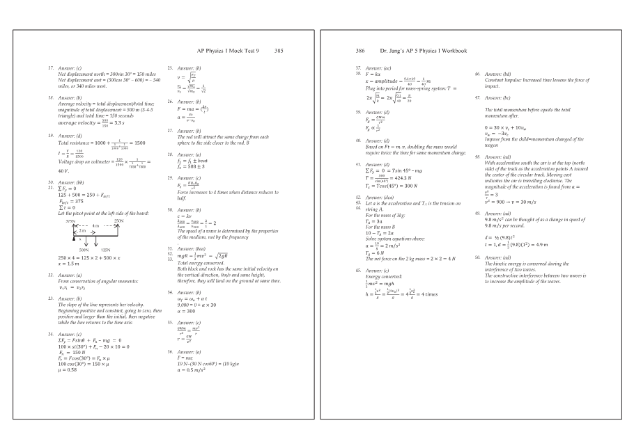 Dr.jang's SAT 800 Math2