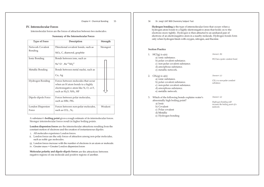 Dr.jang's SAT 800 Chemistry