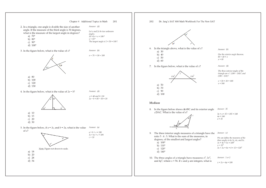 Dr.jang's SAT 800 Math