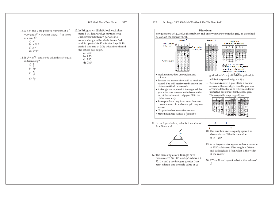 Dr.jang's SAT 800 Math