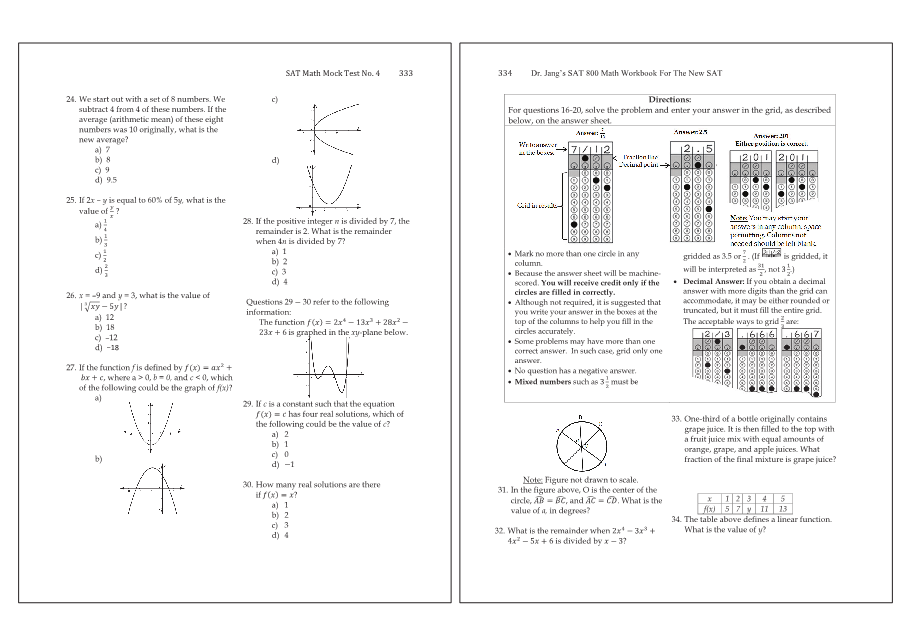 Dr.jang's SAT 800 Math