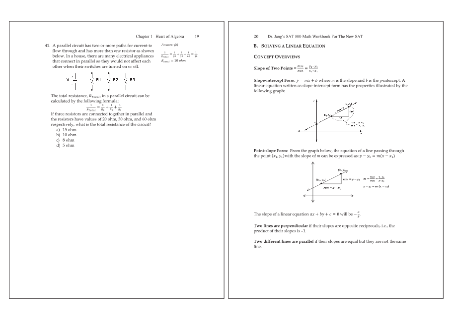 Dr.jang's SAT 800 Math