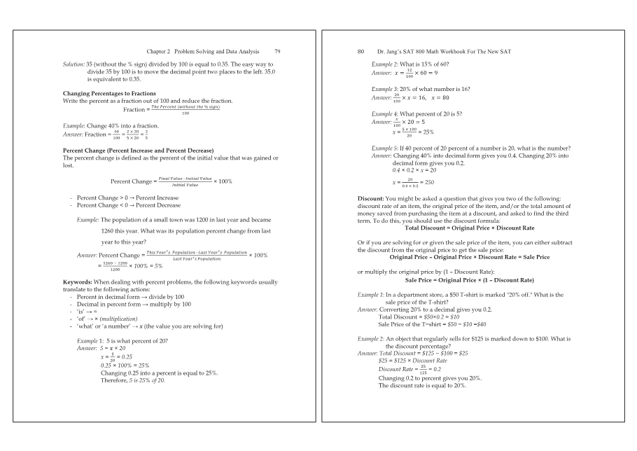 Dr.jang's SAT 800 Math