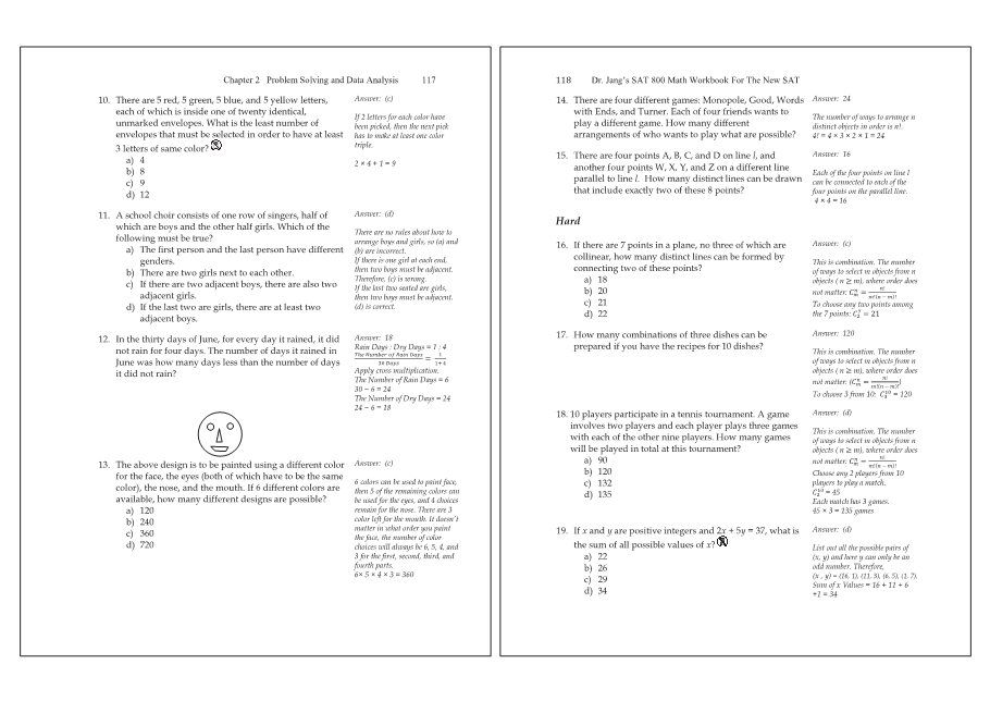 Dr.jang's SAT 800 Math