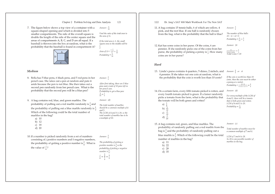 Dr.jang's SAT 800 Math