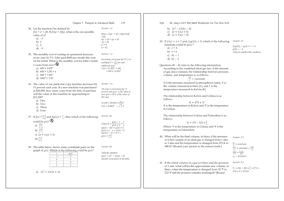 Dr.jang's SAT 800 Math