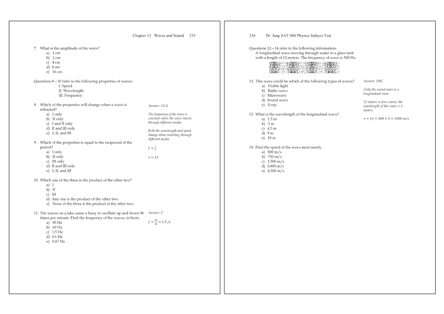 Dr.jang's SAT 800 Physics