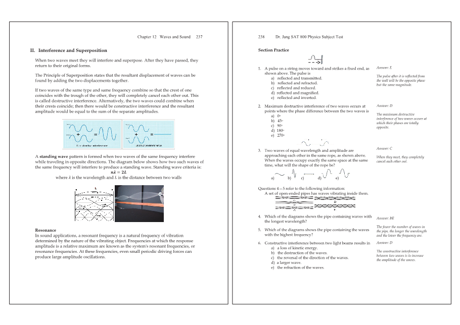 Dr.jang's SAT 800 Physics