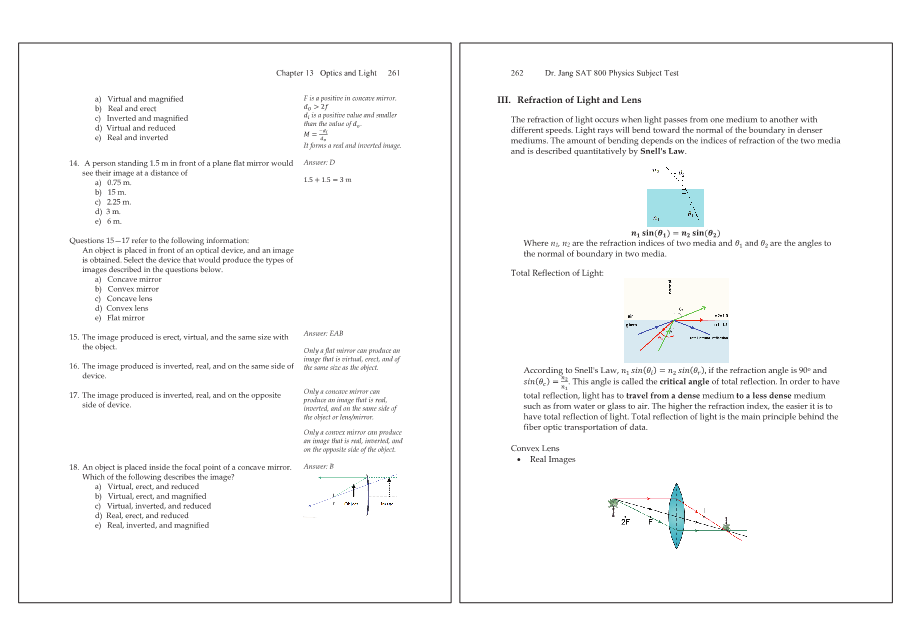 Dr.jang's SAT 800 Physics