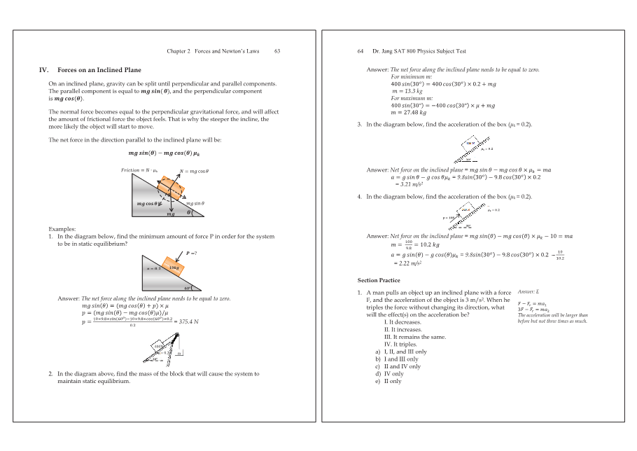 Dr.jang's SAT 800 Physics