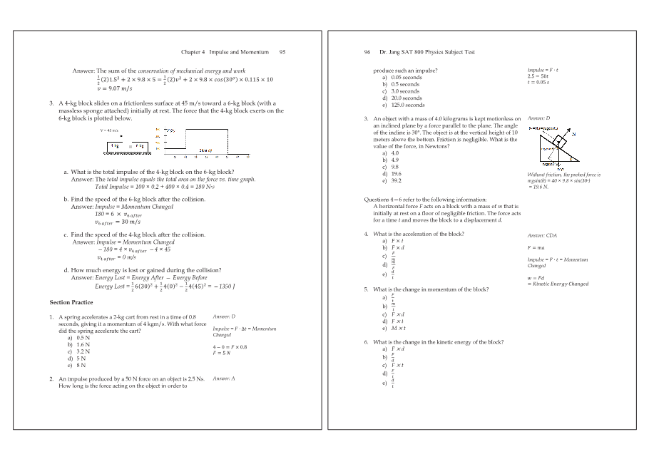 Dr.jang's SAT 800 Physics