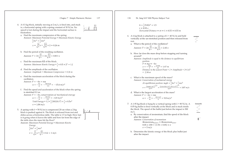 Dr.jang's SAT 800 Physics