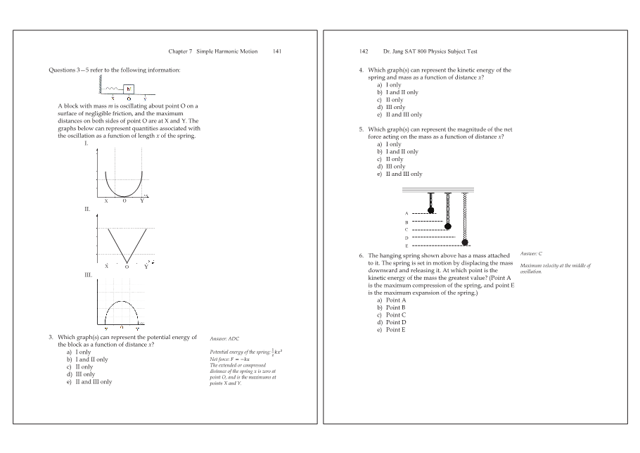 Dr.jang's SAT 800 Physics