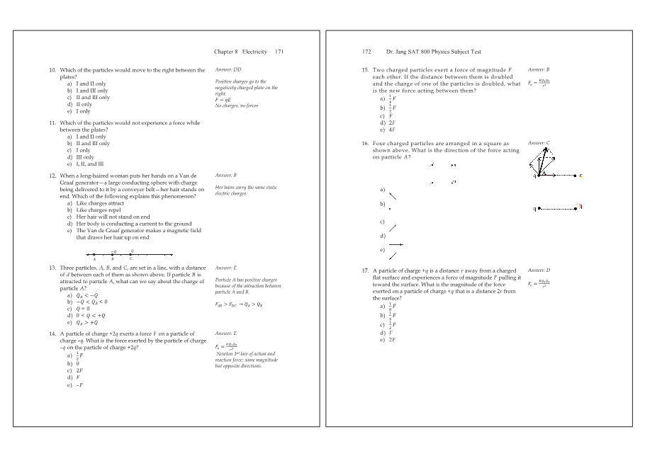 Dr.jang's SAT 800 Physics